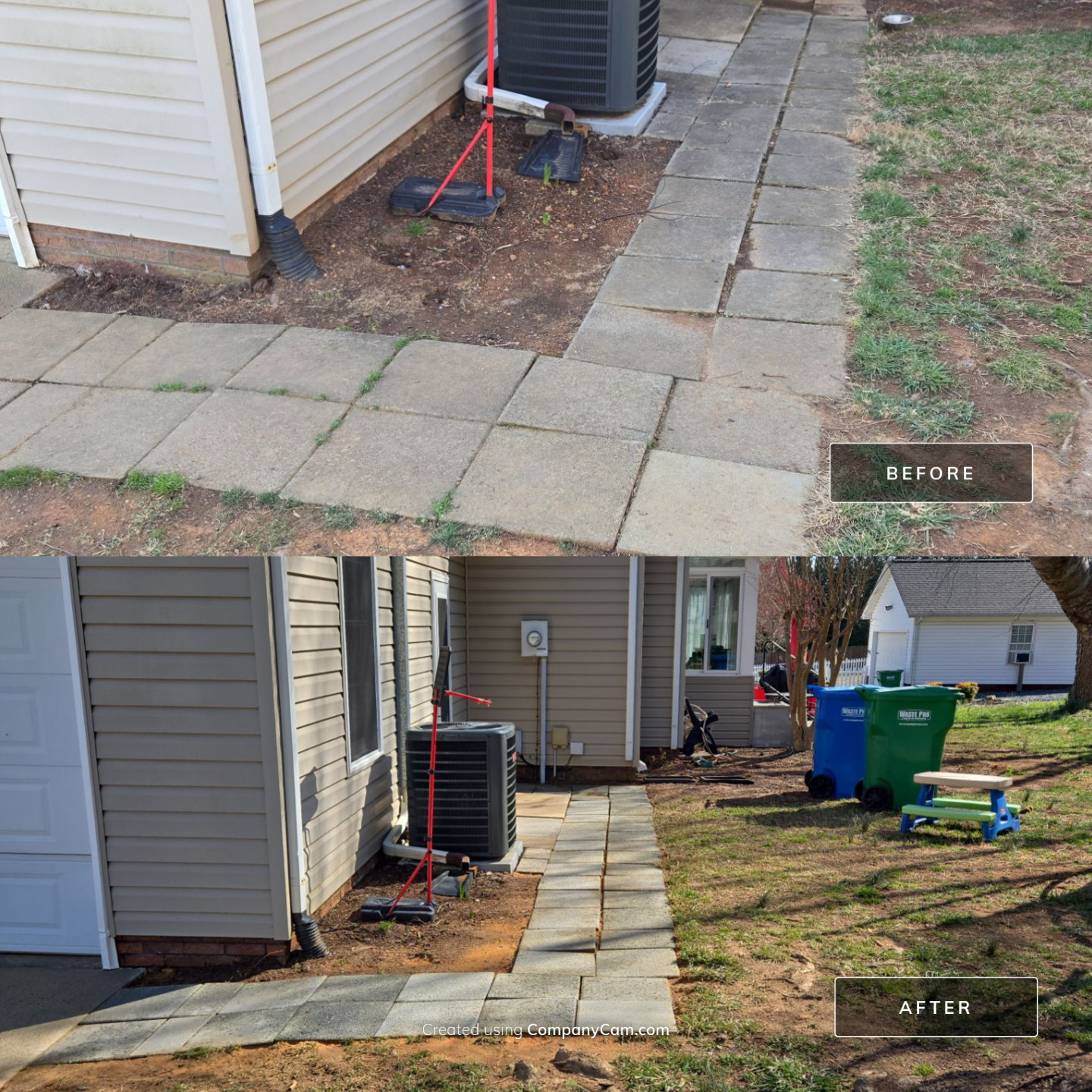 House Wash using cleaner
