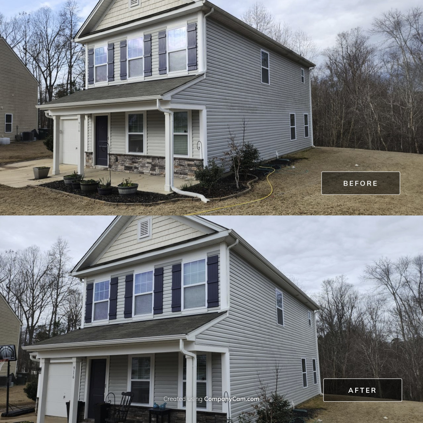House Wash using cleaner