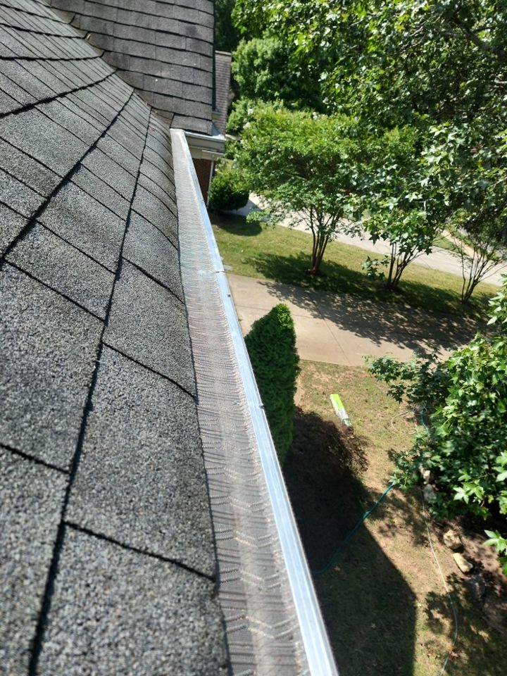 Gutter Guard Instalation using Leaf Blaster Pro
