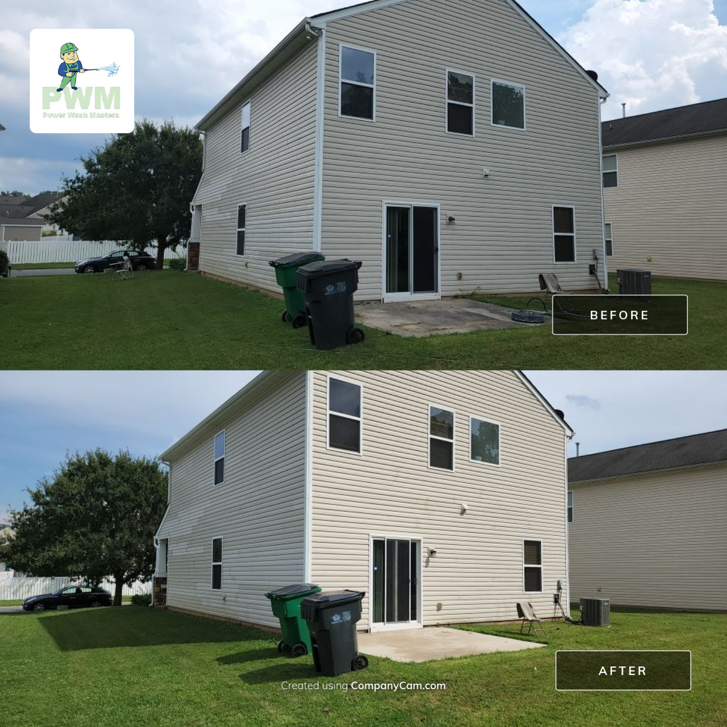 House Wash using cleaner