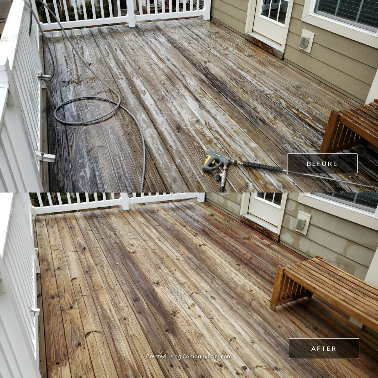 House Wash using cleaner