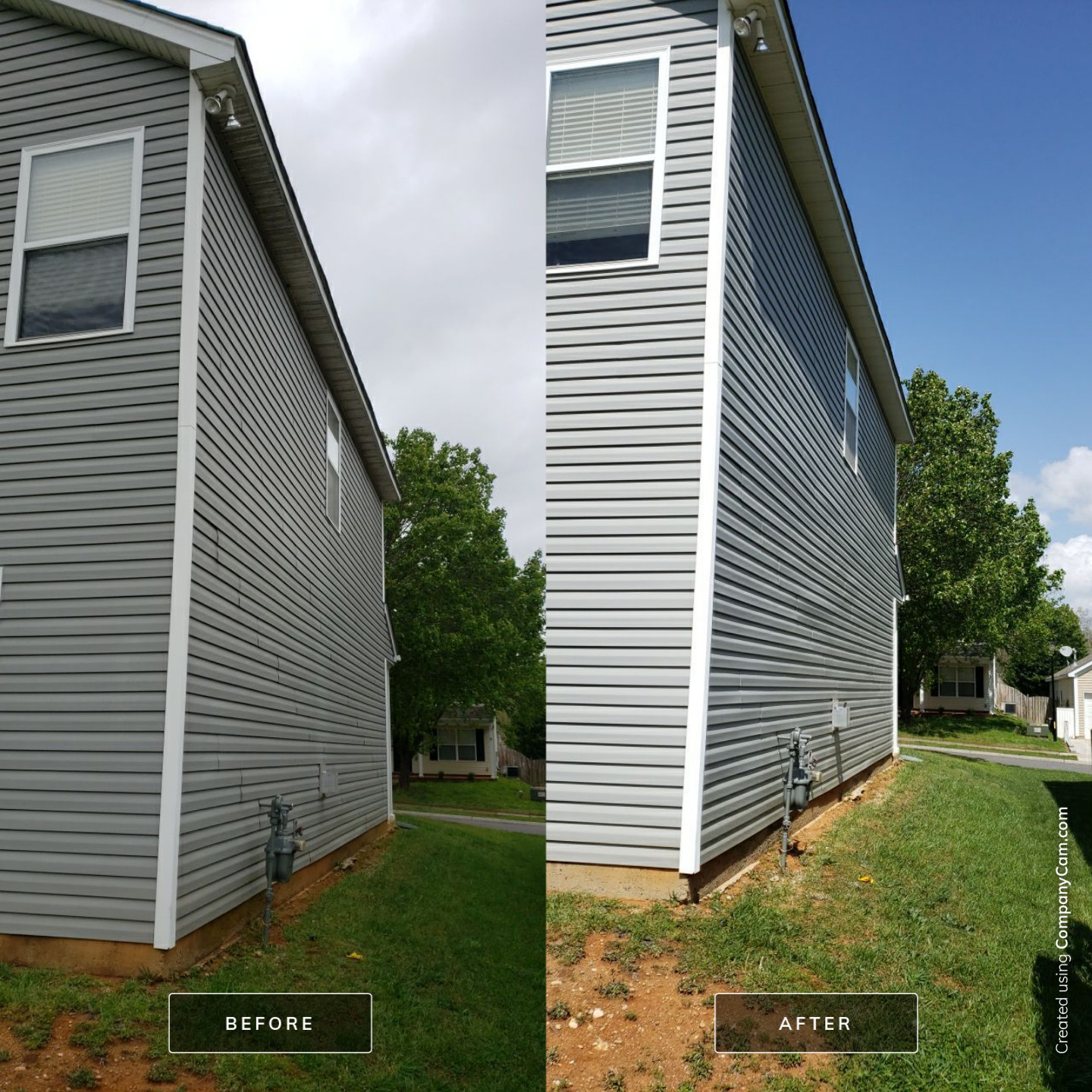 House Wash using cleaner