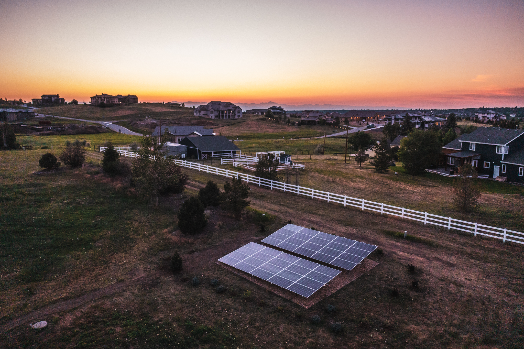 12 kW ground mount installation - Centennial, CO
