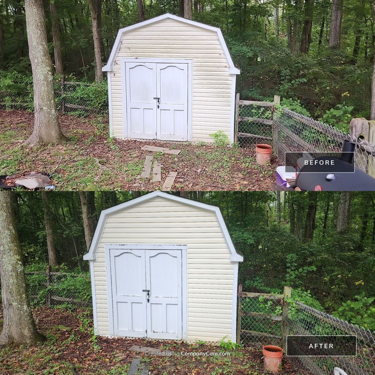 House Wash using cleaner