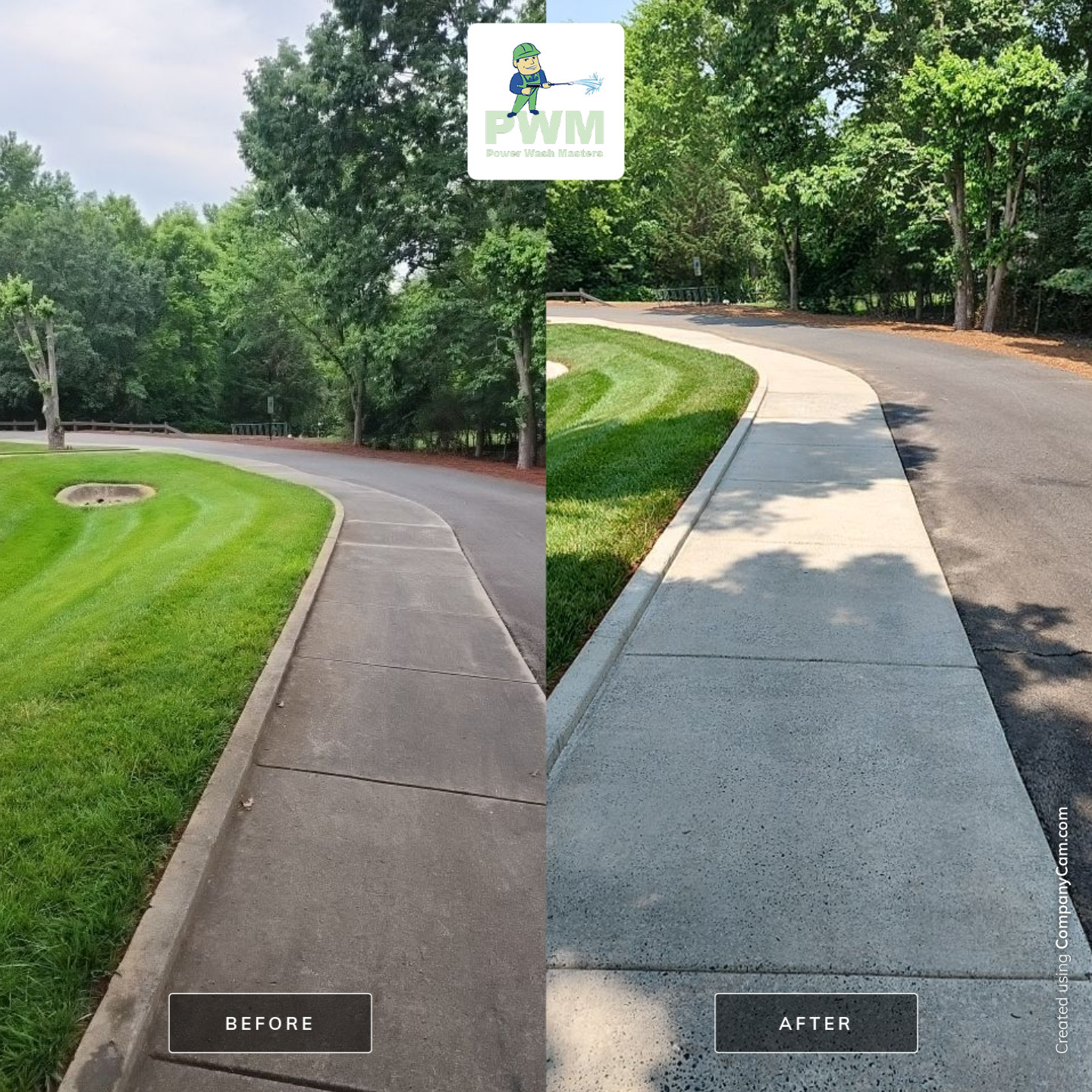 concrete Clean using cleaner