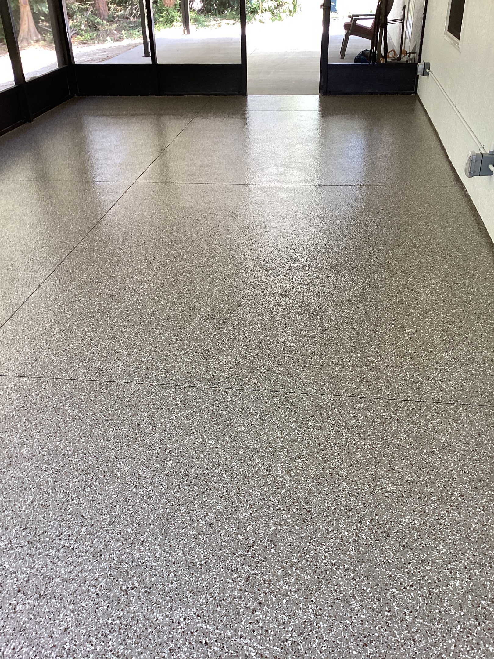 Patio using Pebble Beach