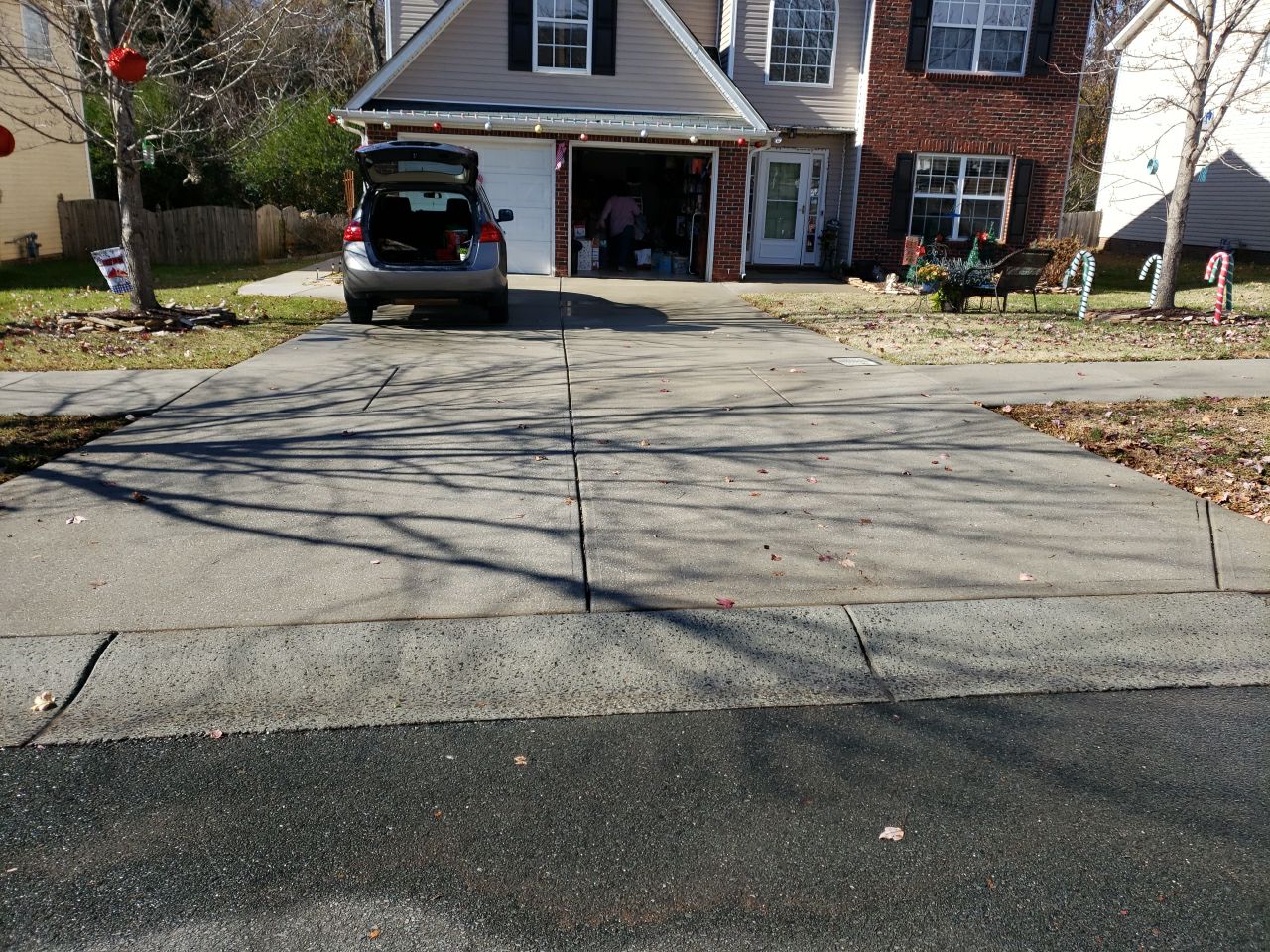 gutters and Driveway