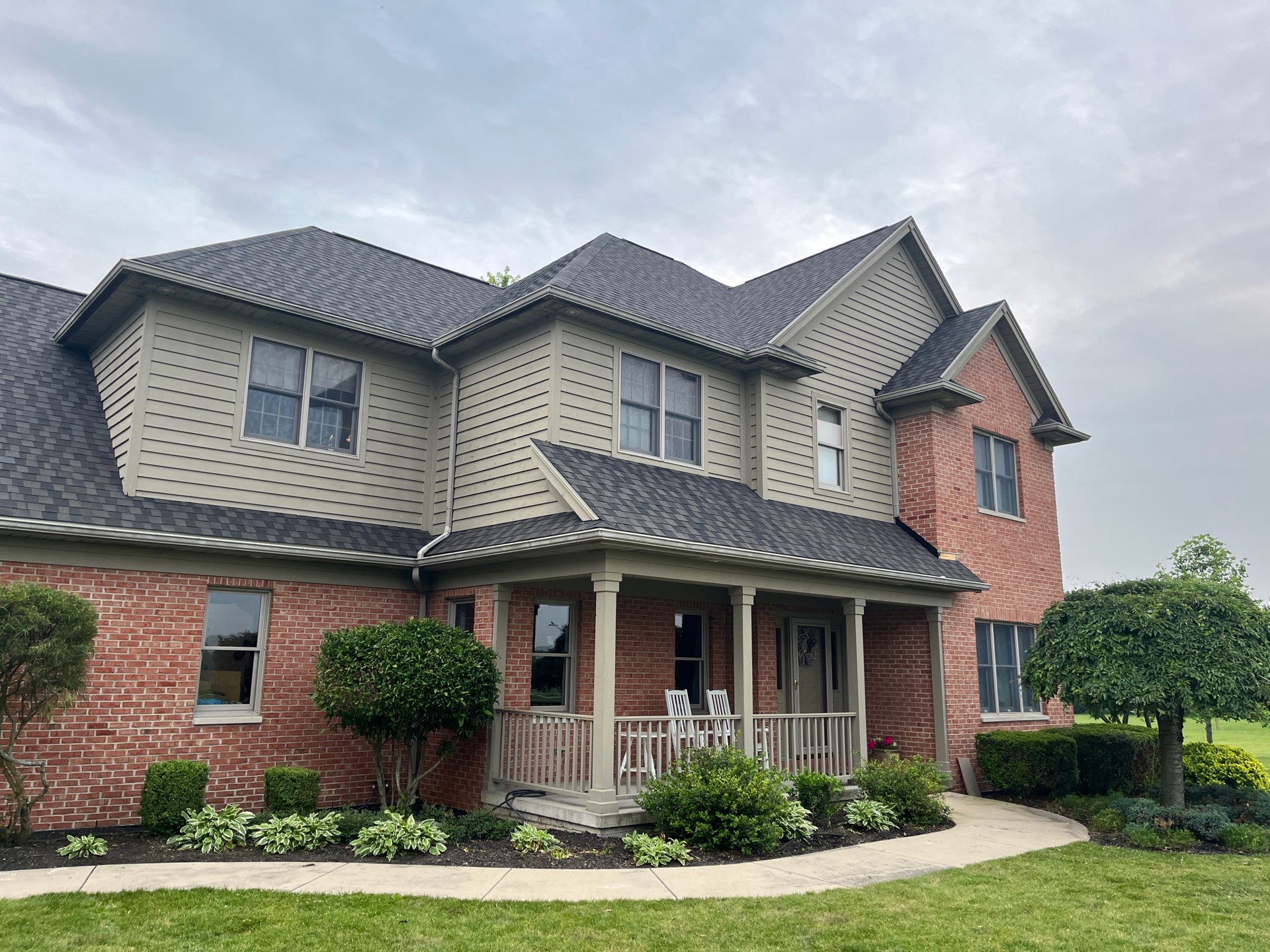 Residential Roofing Installation using GAF Timberline HDZ Appalachian Sky