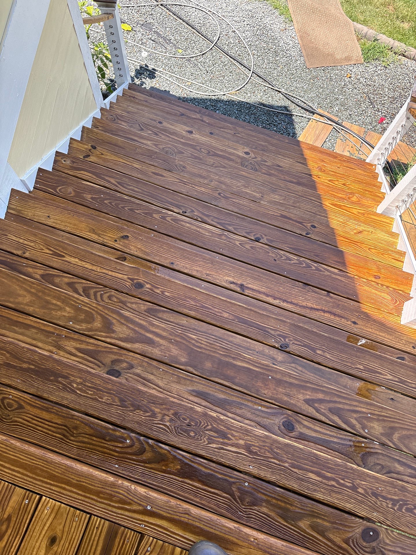 Wood Deck using Wood Sealant