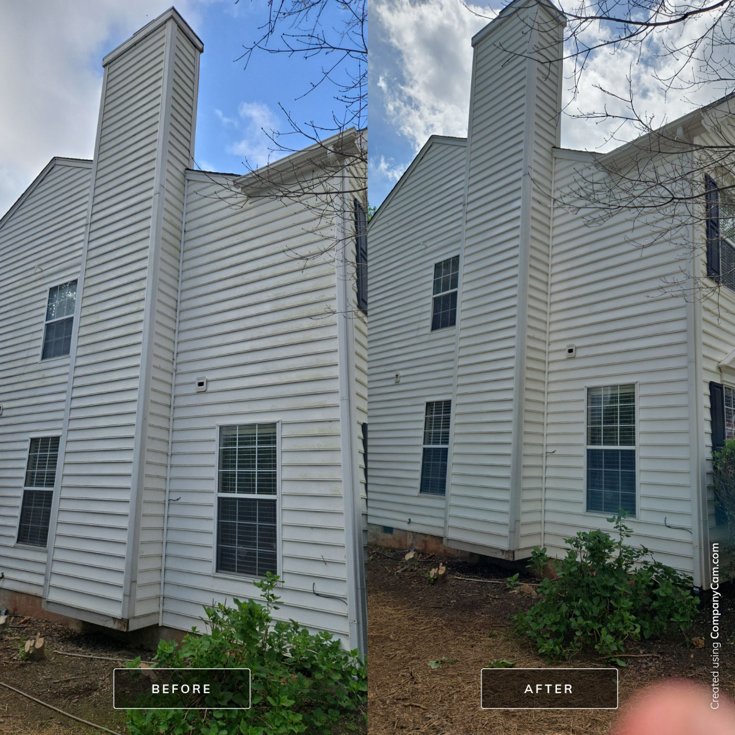 House Wash using cleaner