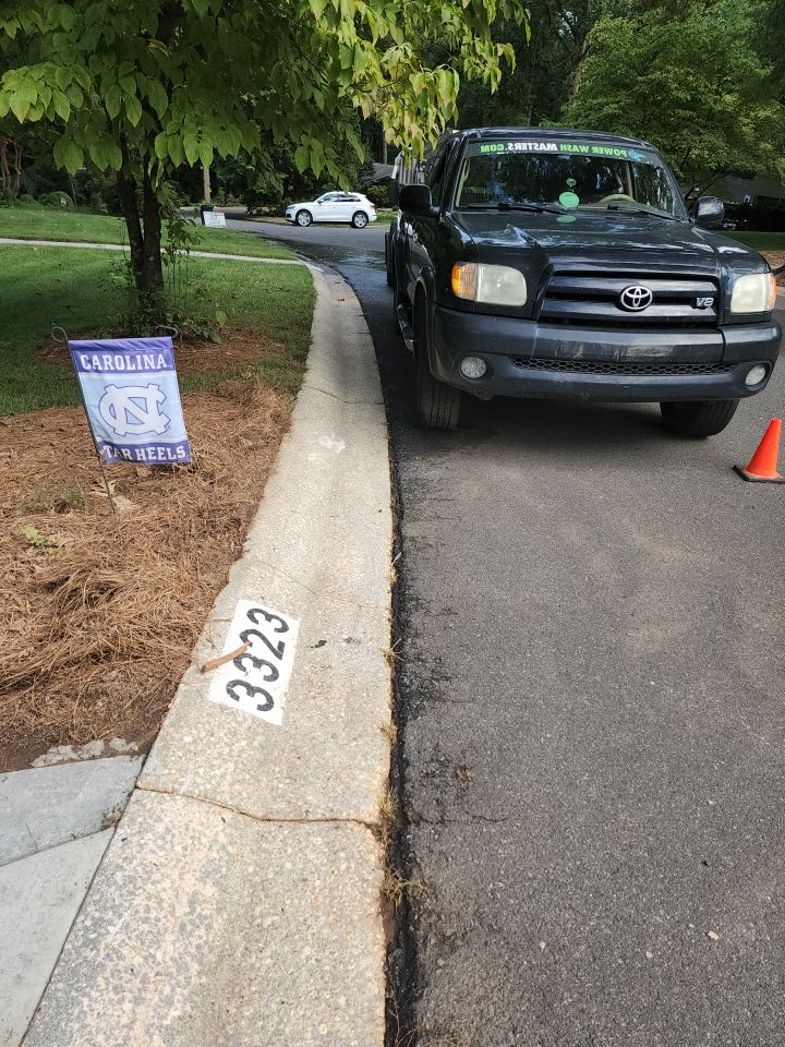 concrete Clean using cleaner
