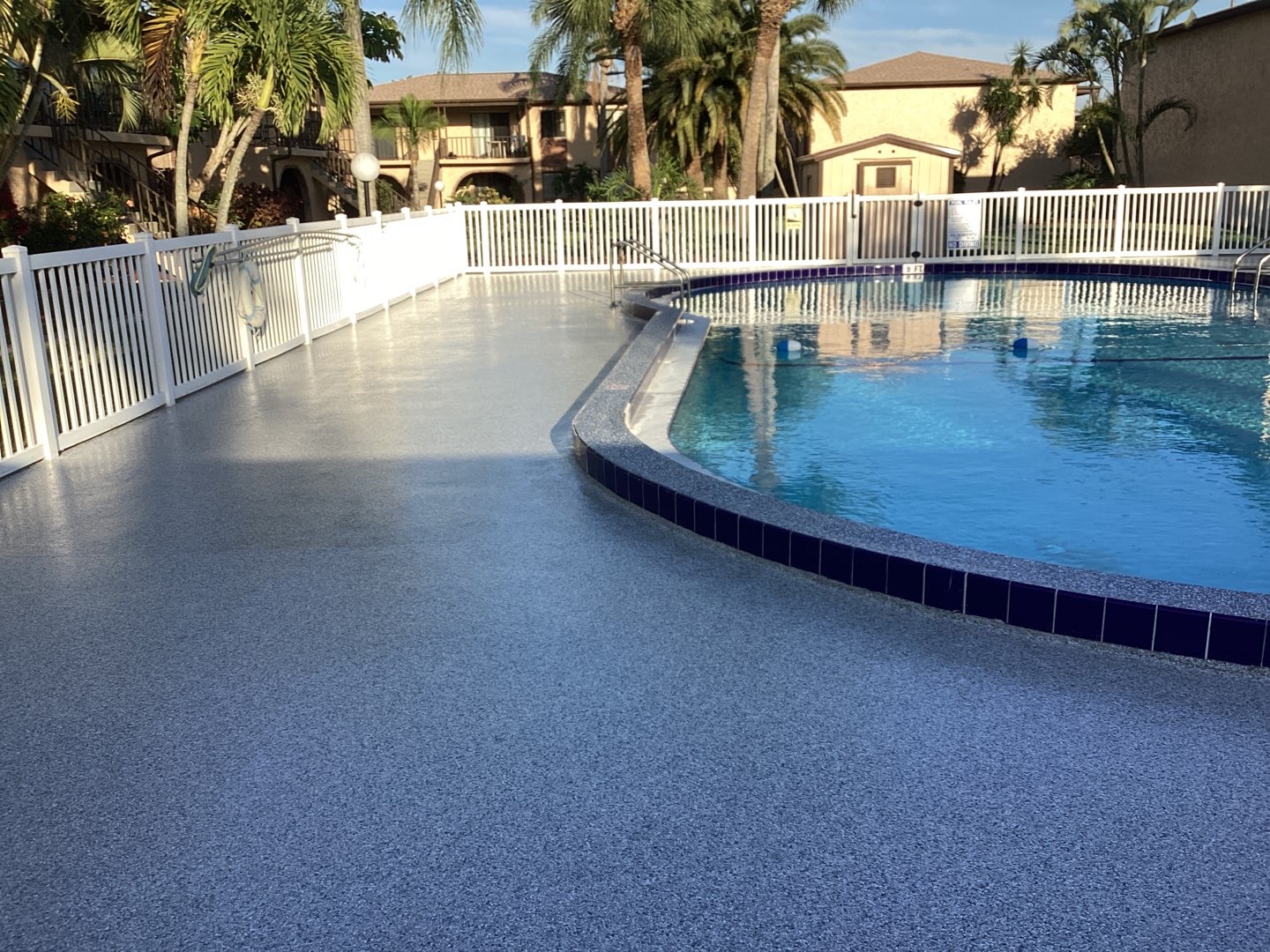 Pool Deck using Orbit and Tidal Wave