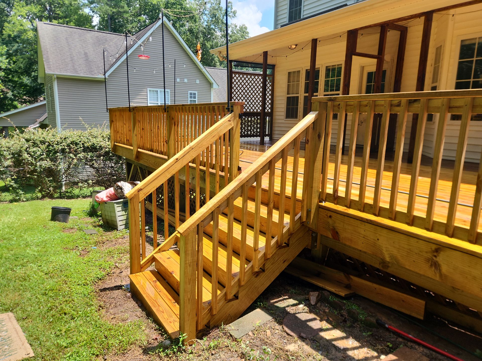Wood Deck using Wood Sealant