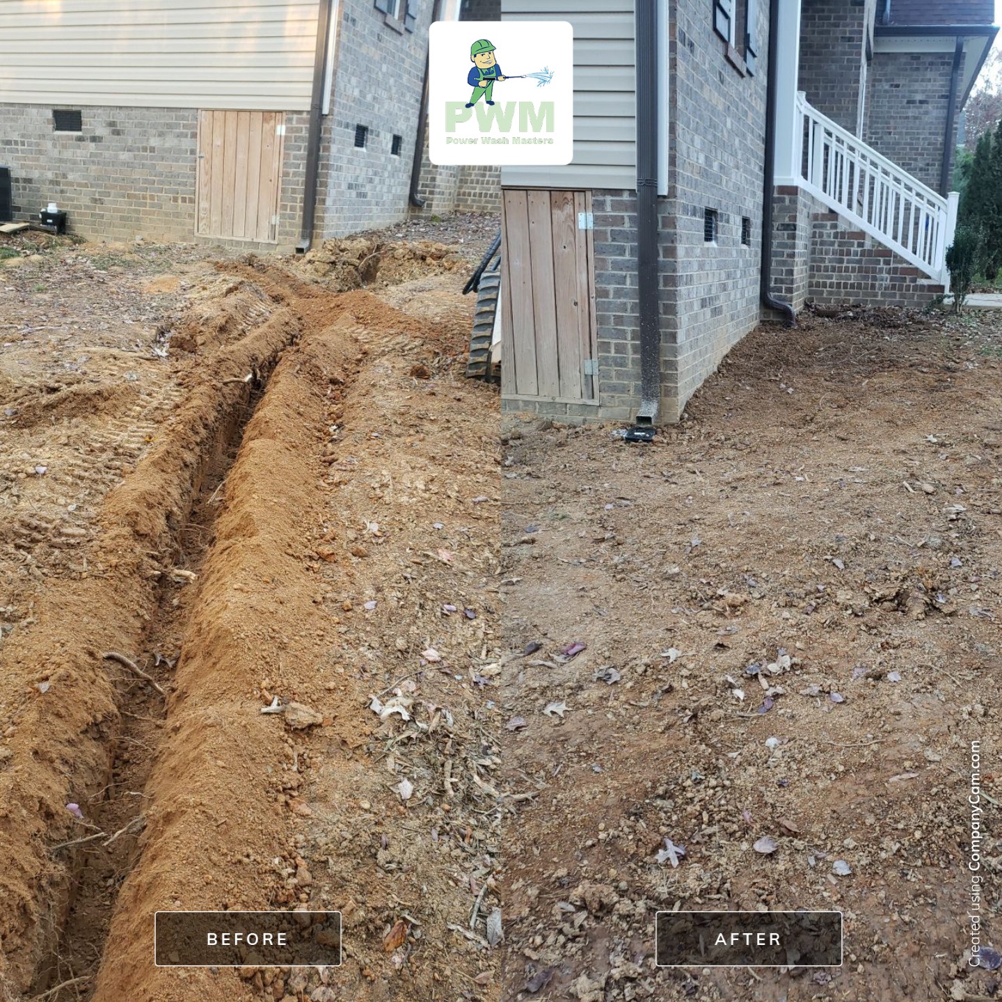 Crawl space encapsulation and exterior drainage