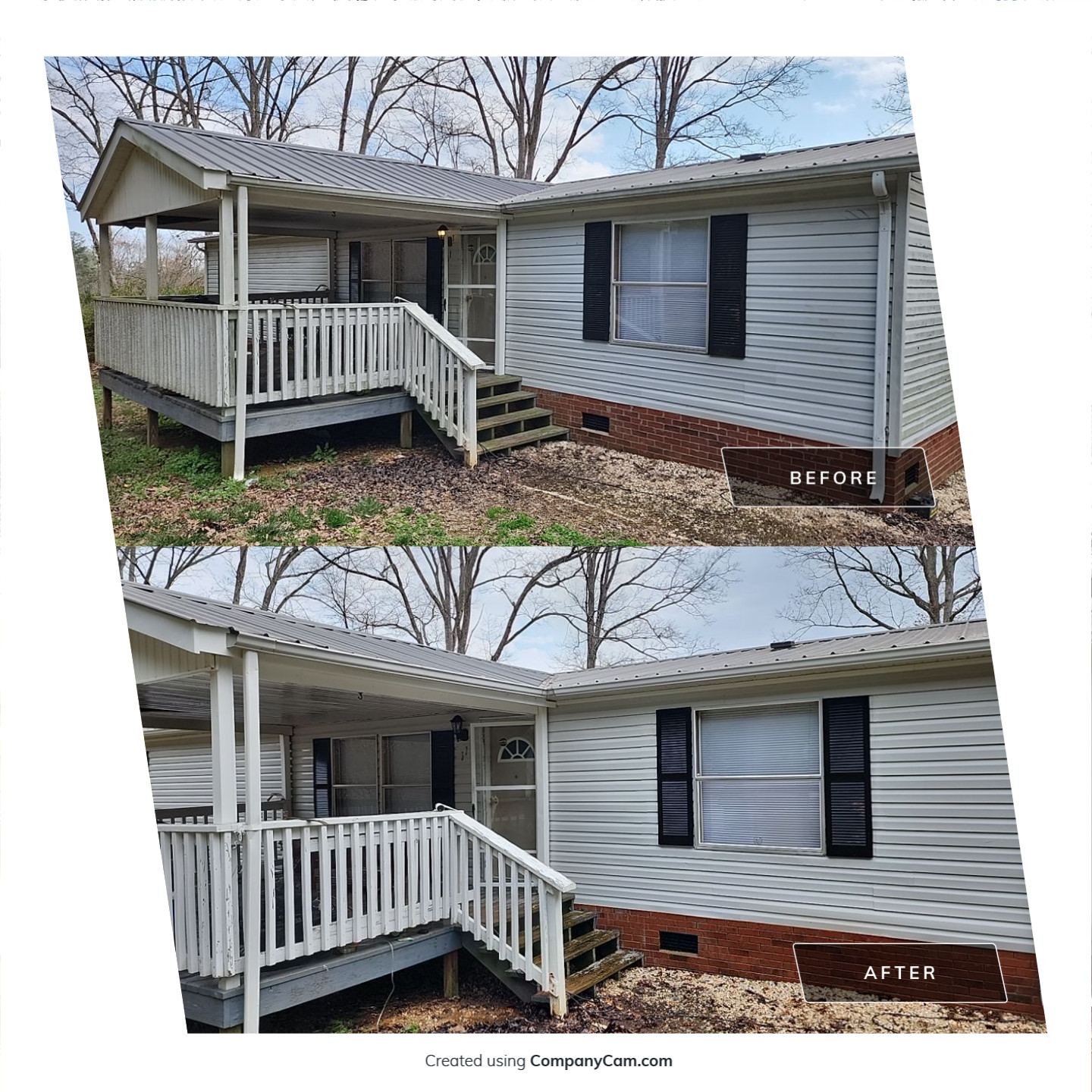House Wash using cleaner