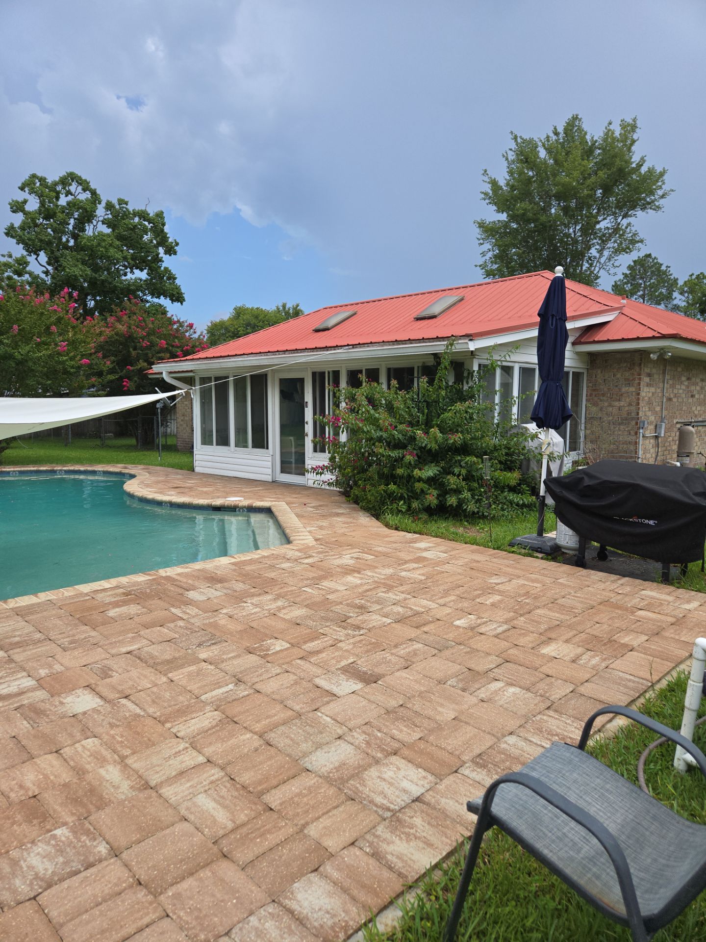 Pool Pavers using Concrete Sealant