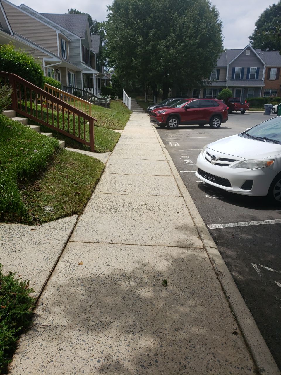 Gutter Cleaning using water