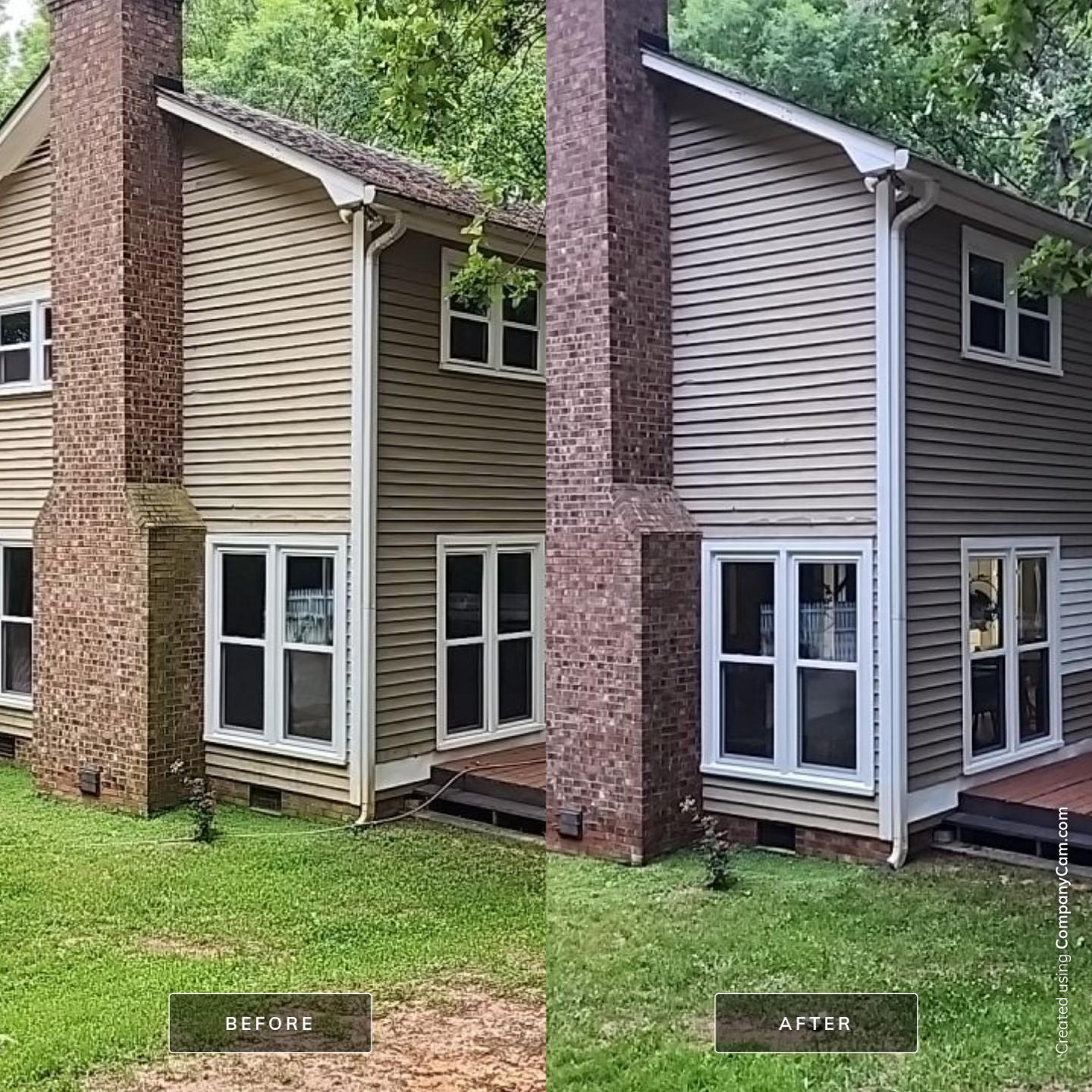 House Wash using cleaner