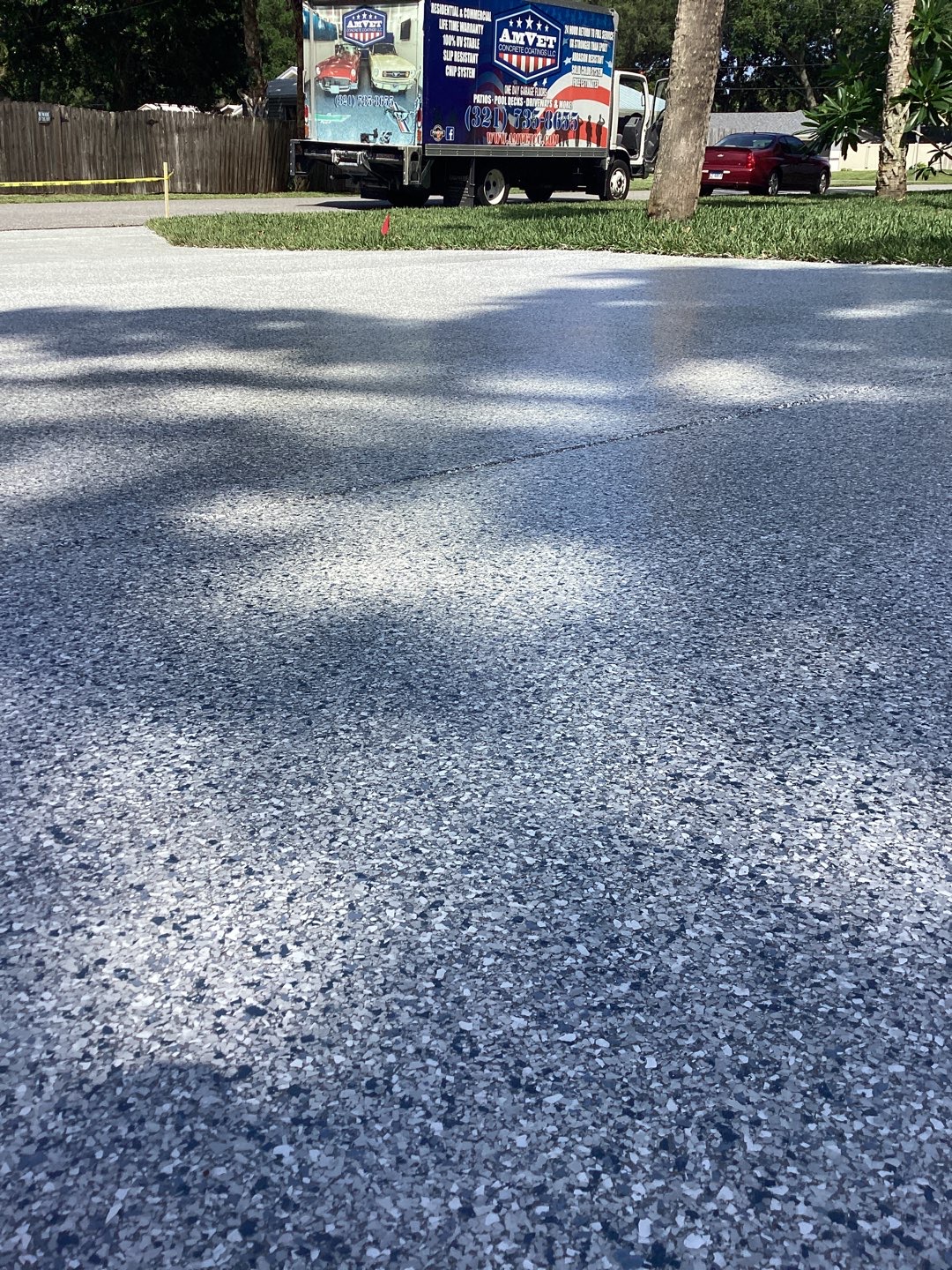 Driveway and Garage using Tidal Wave