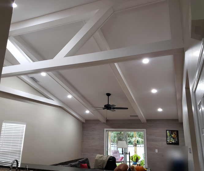 Custom "Architectural" Style Faux Beams