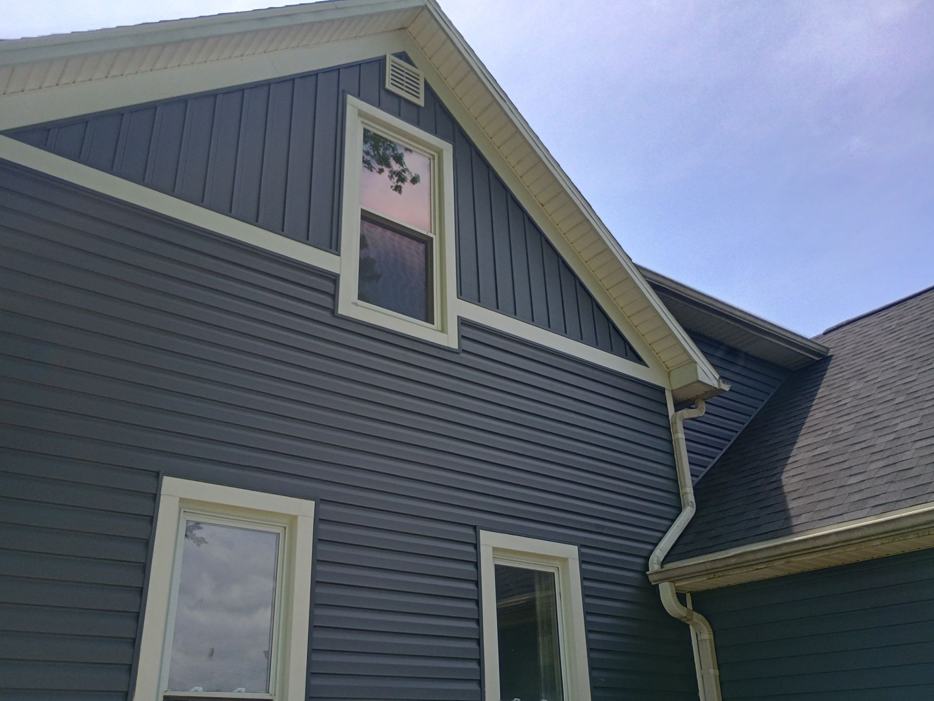 Roof/Siding/Gutter installation using Owens Corning Duration Onyx Black