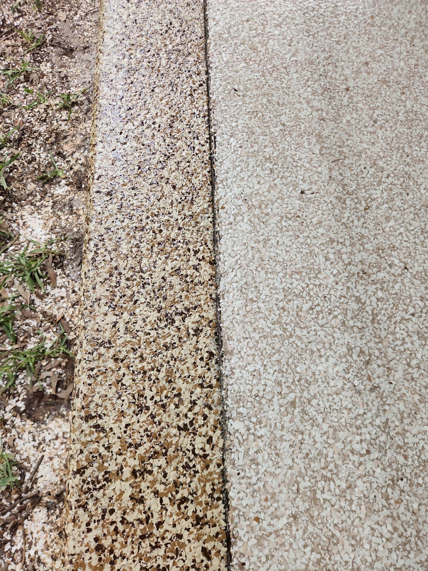 Driveway & Patio Recoating using Polyaspartic