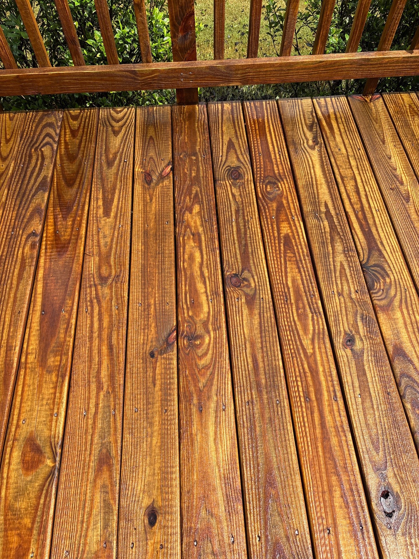 Wood Deck using Wood Sealant