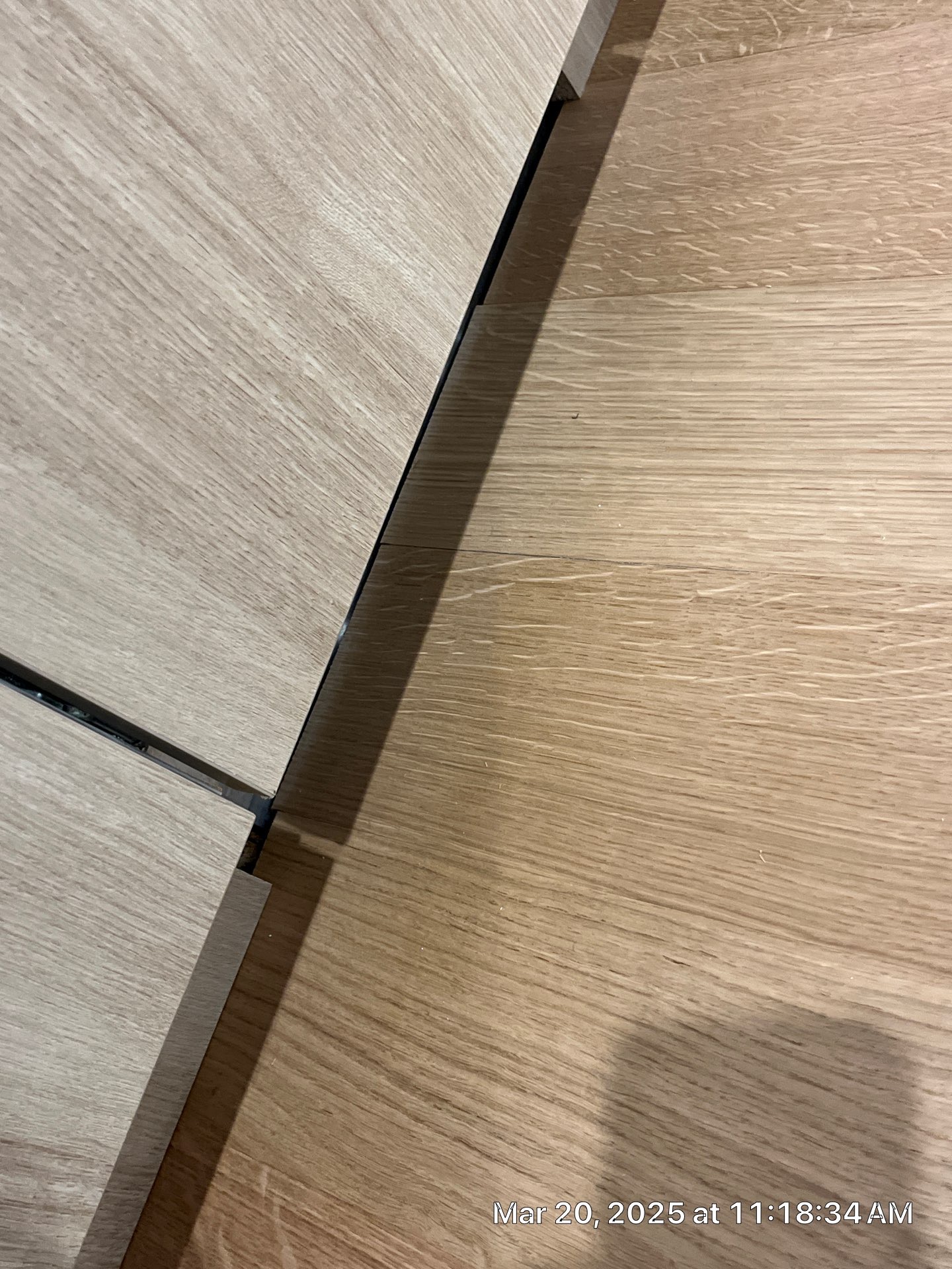 Basement Remodel using Engineered White Oak