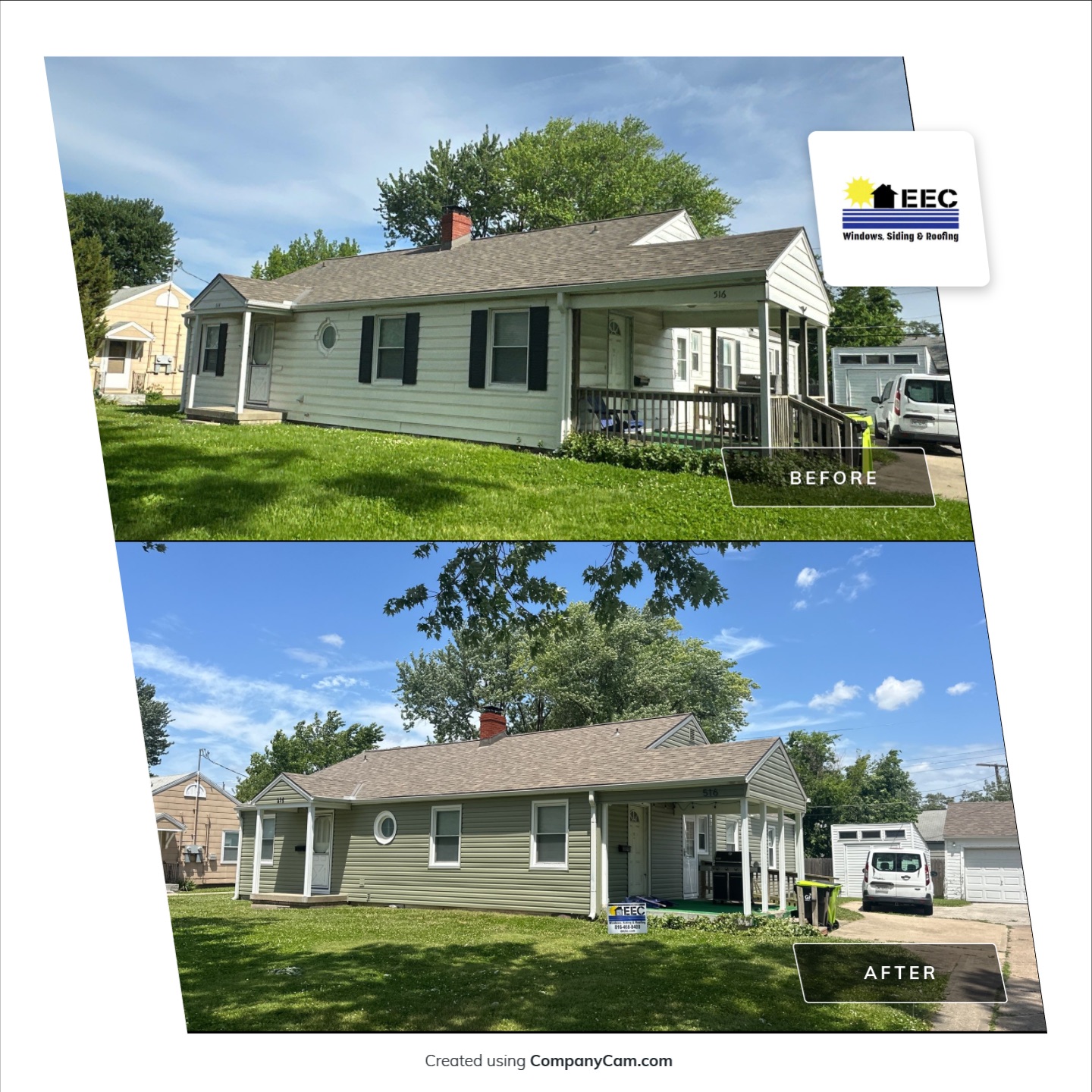 New Cypress Siding going on this North Kansas City Home 
