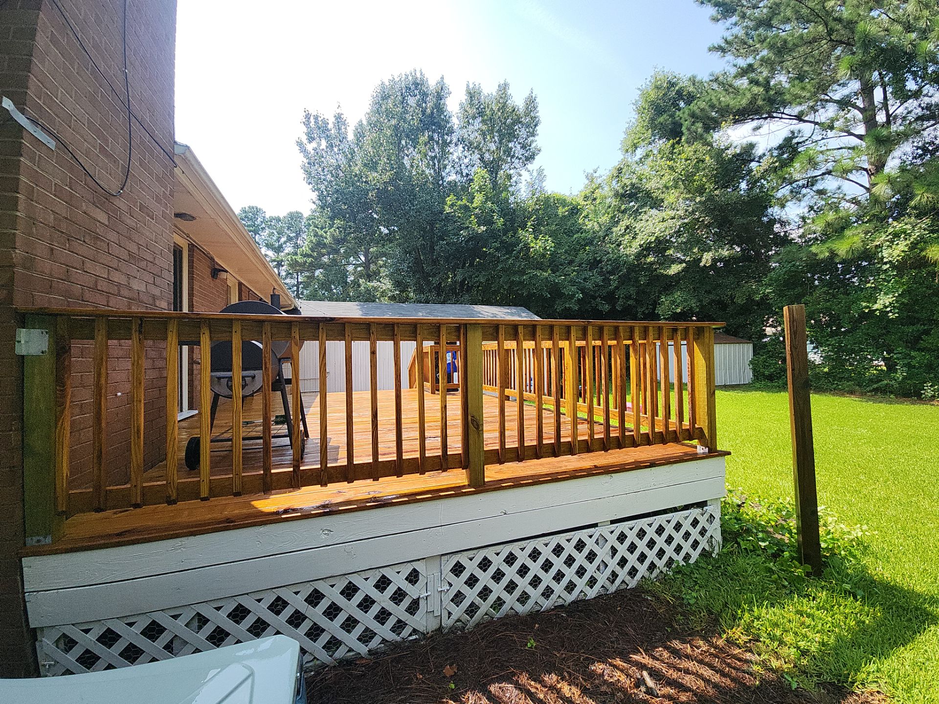 Wood Deck using Wood Sealant